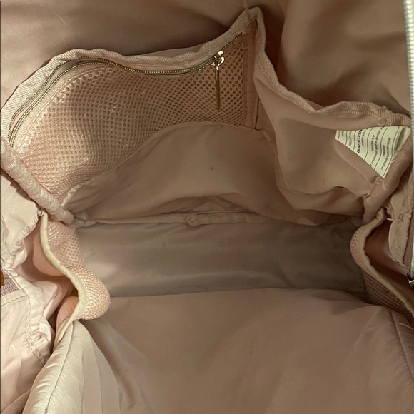 Pink Velour Backpack - Picture 4 of 4